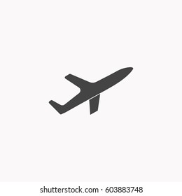 Plane icon illustration isolated vector sign symbol