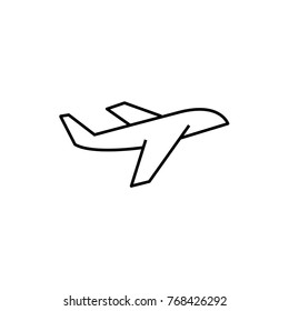 plane icon illustration isolated vector sign symbol