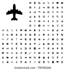 Plane icon illustration isolated vector sign symbol. editable company icons vector set.