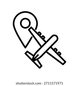 Plane icon illustration vector design template