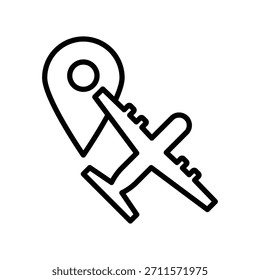 Plane icon illustration vector design template