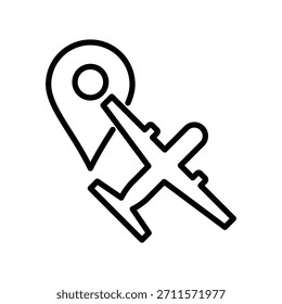Plane icon illustration vector design template