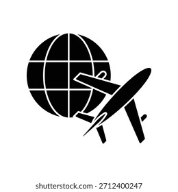 Plane icon illustration vector design template