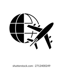 Plane icon illustration vector design template
