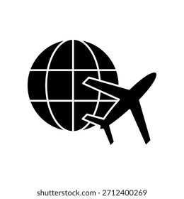 Plane icon illustration vector design template