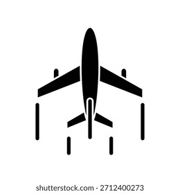Plane icon illustration vector design template