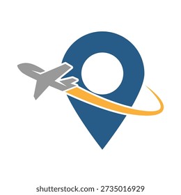 Plane icon image design illustration