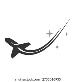 Plane icon image design illustration