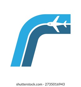 Plane icon image design illustration