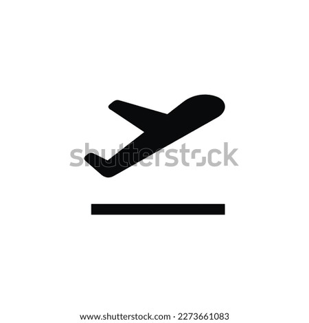Plane icon isolated on white background