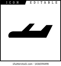 plane icon isolated sign symbol vector illustration - vector 