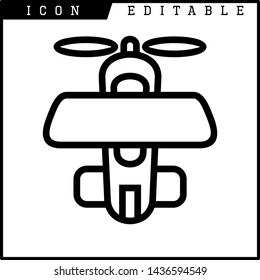 plane icon isolated sign symbol vector illustration - vector 