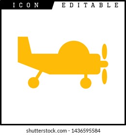 plane icon isolated sign symbol vector illustration - vector 