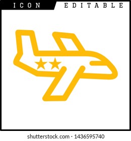 plane icon isolated sign symbol vector illustration - vector 