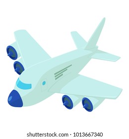 Plane icon. Isometric illustration of plane vector icon for web