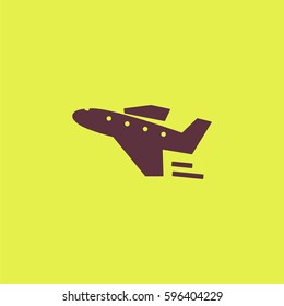 Plane icon. Jet vector