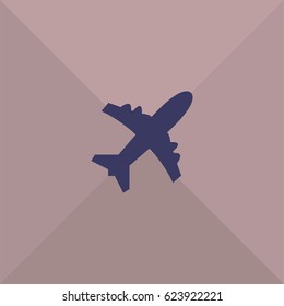 Plane icon. Jet vector