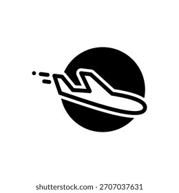 Icono de plano Estilo de línea Diseño simple