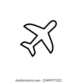Plane icon logo design. Airplane sign and symbol. Flight transport symbol. Travel sign. aeroplane