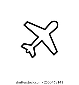 Plane icon logo design. Airplane sign and symbol. Flight transport symbol. Travel sign. aeroplane