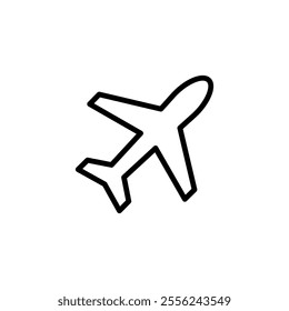 Plane icon logo design. Airplane sign and symbol. Flight transport symbol. Travel sign. aeroplane