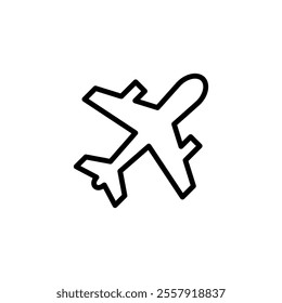 Plane icon logo design. Airplane sign and symbol. Flight transport symbol. Travel sign. aeroplane