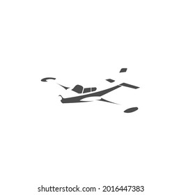 Plantilla de diseño de logotipo de icono de plano ilustración vectorial