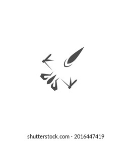 Plantilla de diseño de logotipo de icono de plano ilustración vectorial