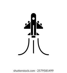 Plane icon logo design template isolated illustration