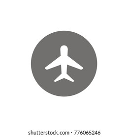 Plane icon, Plane logo design template vector illustration
