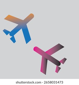 Design de logotipo de ícone de plano para sua empresa EPS-10