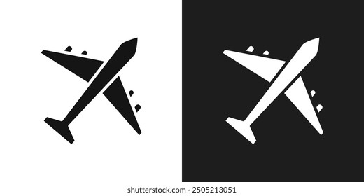 Vector de conjunto de logotipo de icono de avión