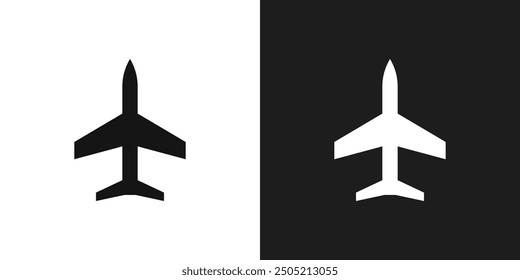 Plane icon logo set vector