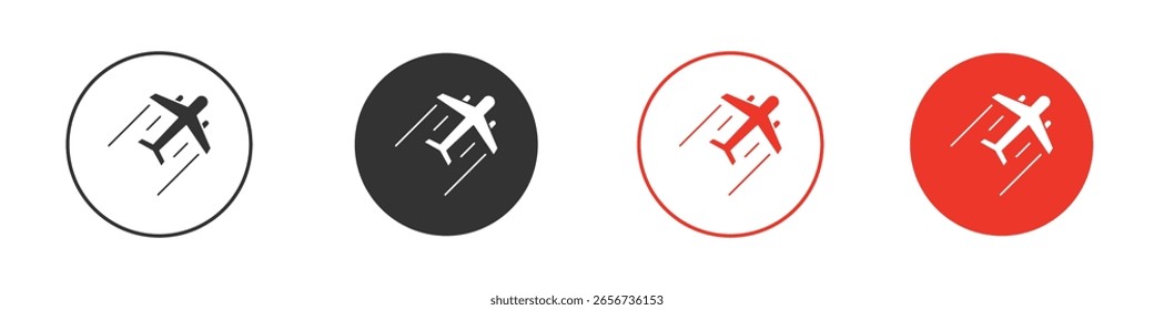 Icono del avión para el logotipo, símbolo de la muestra del Vector para el diseño