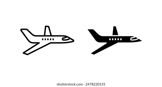 Plane icon. for mobile concept and web design. vector illustration