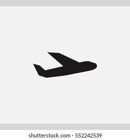 plane icon. One of set web icons