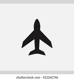 plane icon. One of set web icons