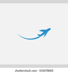 plane icon. One of set web icons