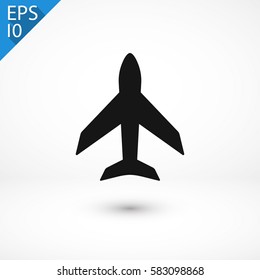 plane icon. One of set web icons