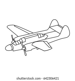 plane icon outline