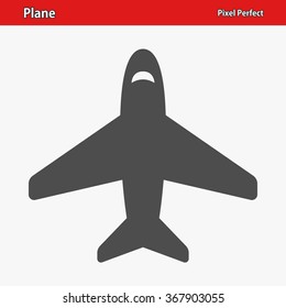 Plane Icon. Professional, pixel perfect icons optimized for both large and small resolutions. EPS 8 format.