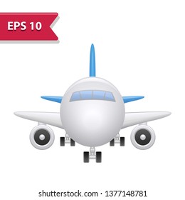 Plane Icon. Professional, pixel-aligned icon in realistic colors.