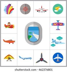 Plane Icon Set