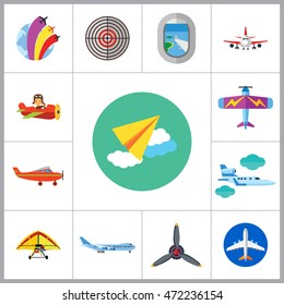 Plane Icon Set