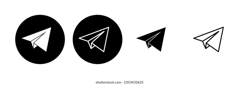 Plane icon set. Airplane icon vector. Flight transport symbol. Travel illustration. Holiday symbol