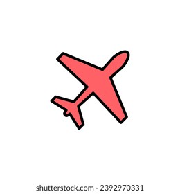 Plane icon set illustration. Airplane sign and symbol. Flight transport symbol. Travel sign. aeroplane