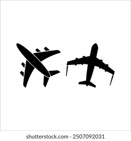 Plane icon set. for mobile concept and web design. vector illustration