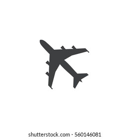 plane icon. sign design