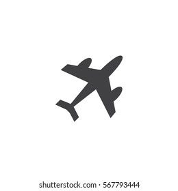 plane icon. sign design