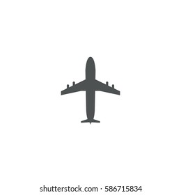 plane icon. sign design